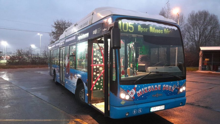 Ismét utazhatunk a Mikulásbuszon, mutatjuk a menetrendjét