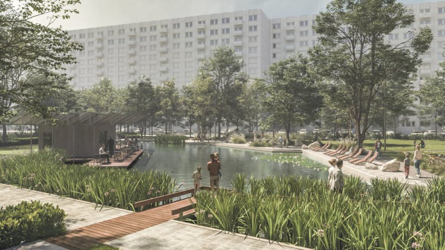 Több mint 9 ezer négyzetméteres park épül Budapest 13. kerületében