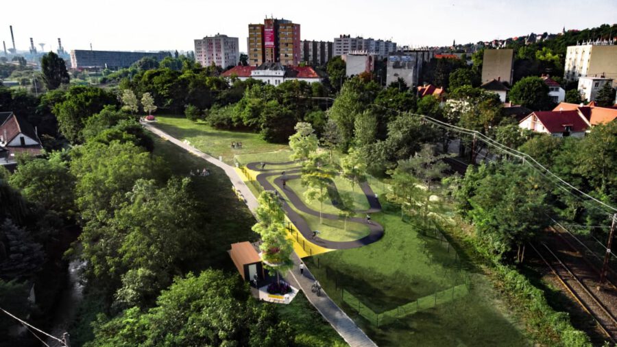 40 millió forint támogatásból kerékpáros pumpapálya épül a Budafoki elágazásnál