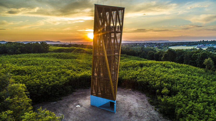 Naplás-tavi kilátó: megnyílt Budapest legújabb, 22 méter magas kilátója