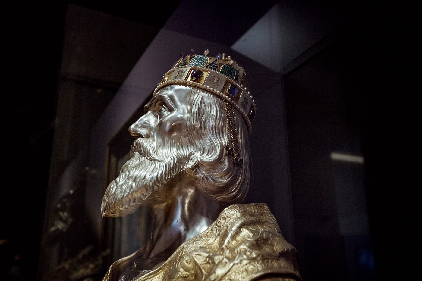 Szent István hermájával bővült a Budavári Palota Szent István-termének kiállítása