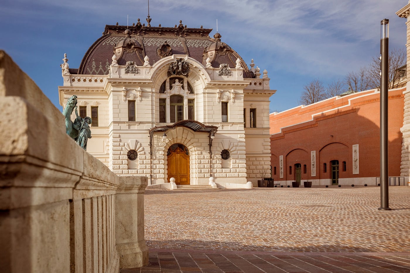 Elkészült a Csikós udvart és a Hunyadi udvart összekötő Hauszmann-féle rámpa
