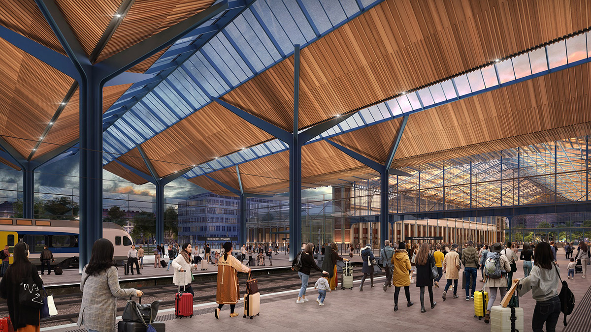 Háromszintes, föld alá süllyesztett, modern pályaudvarként születik újjá a Nyugati