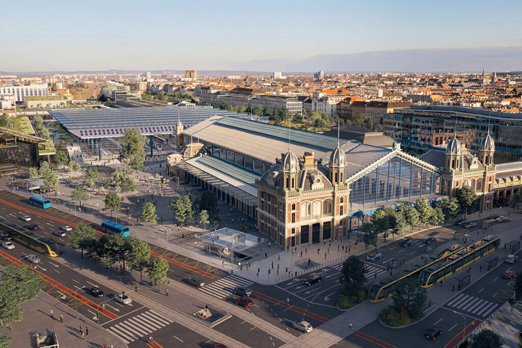 Háromszintes, föld alá süllyesztett, modern pályaudvarként születik újjá a Nyugati