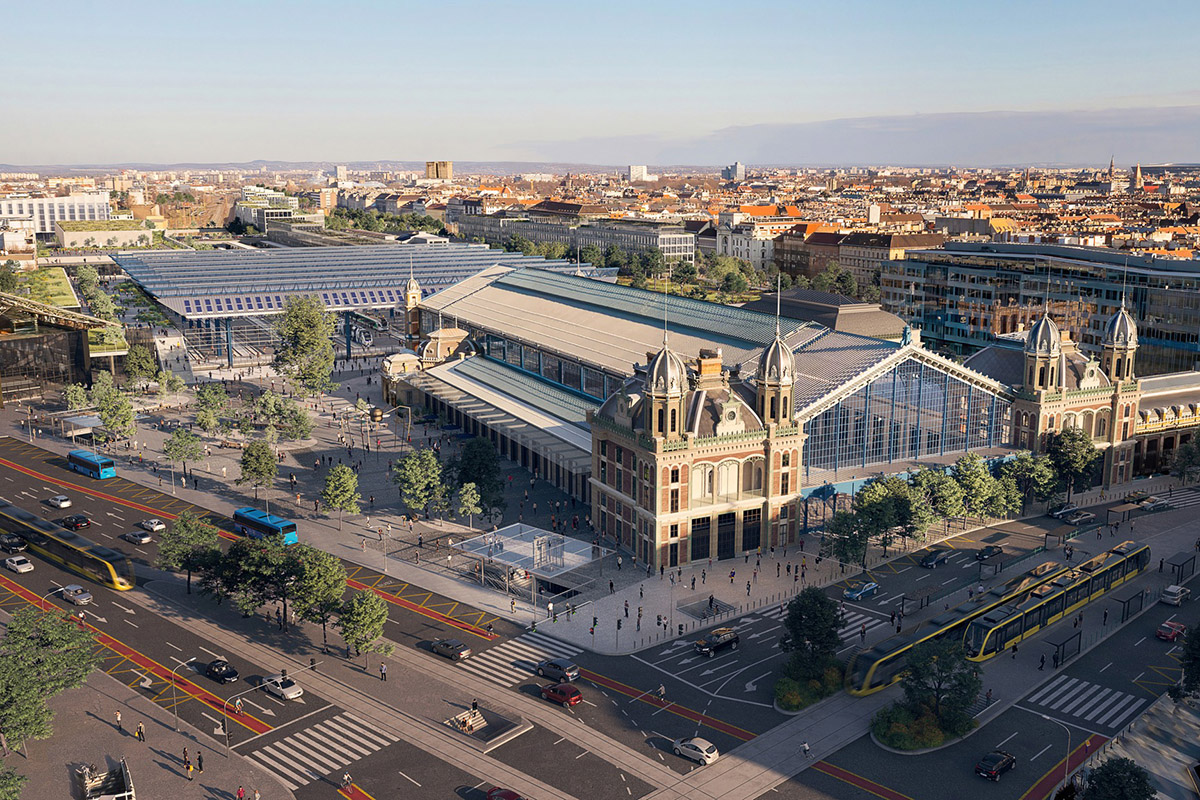 Háromszintes, föld alá süllyesztett, modern pályaudvarként születik újjá a Nyugati