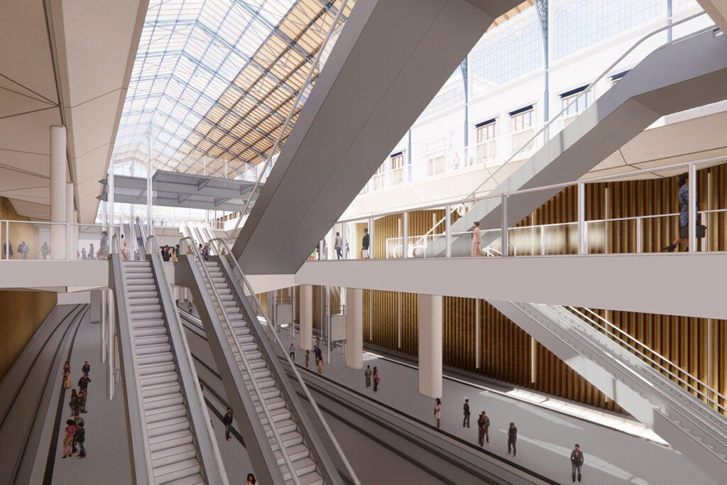 Háromszintes, föld alá süllyesztett, modern pályaudvarként születik újjá a Nyugati