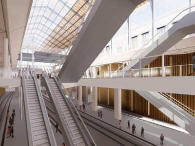 Háromszintes, föld alá süllyesztett, modern pályaudvarként születik újjá a Nyugati