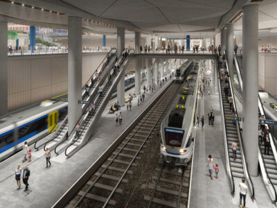 Háromszintes, föld alá süllyesztett, modern pályaudvarként születik újjá a Nyugati