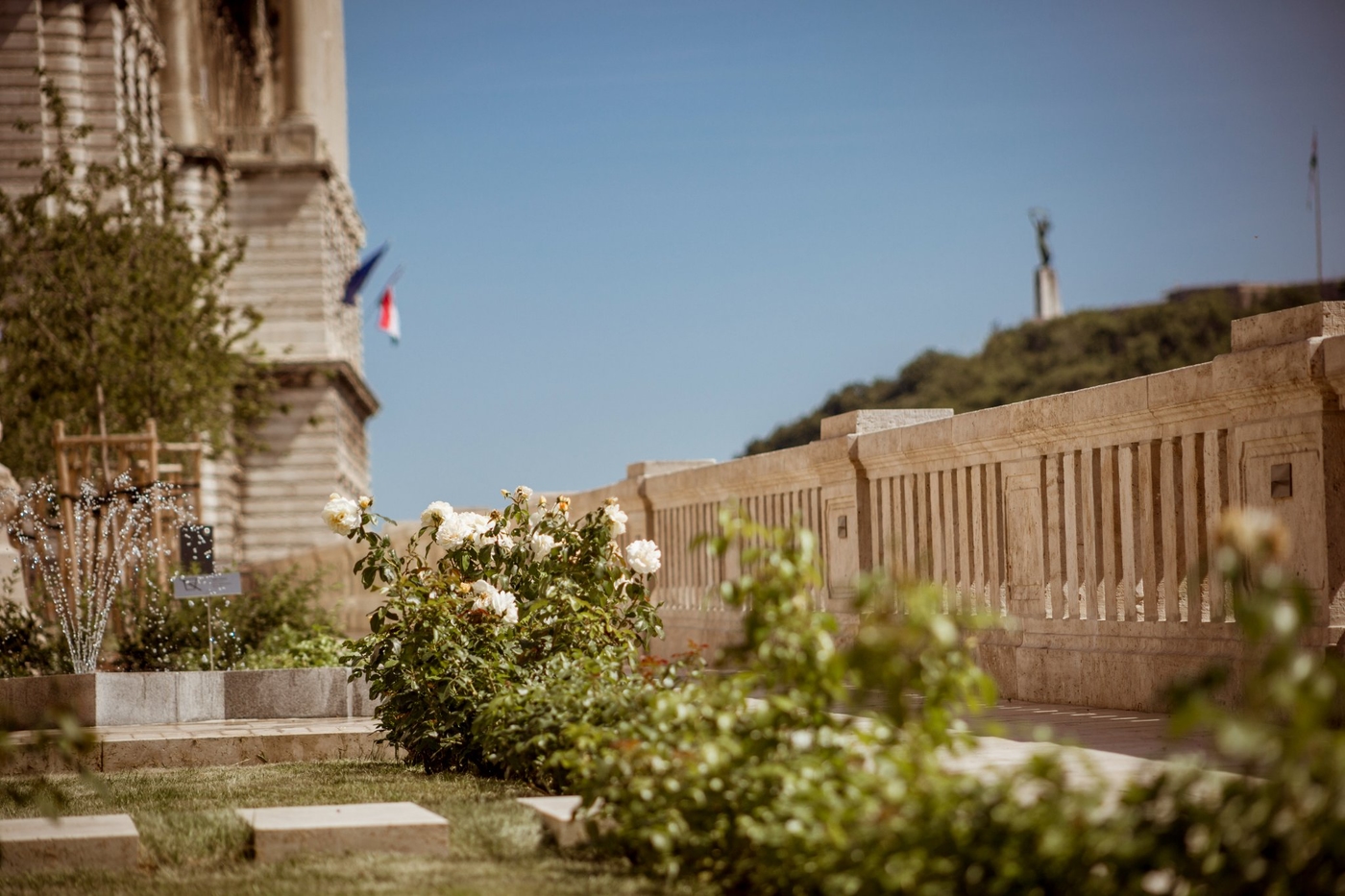 A Budavári Palotanegyed édenkertje, az újonnan kialakított Török kert