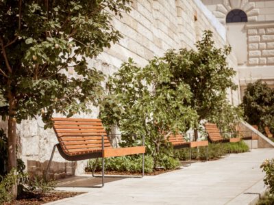 A Budavári Palotanegyed édenkertje, az újonnan kialakított Török kert