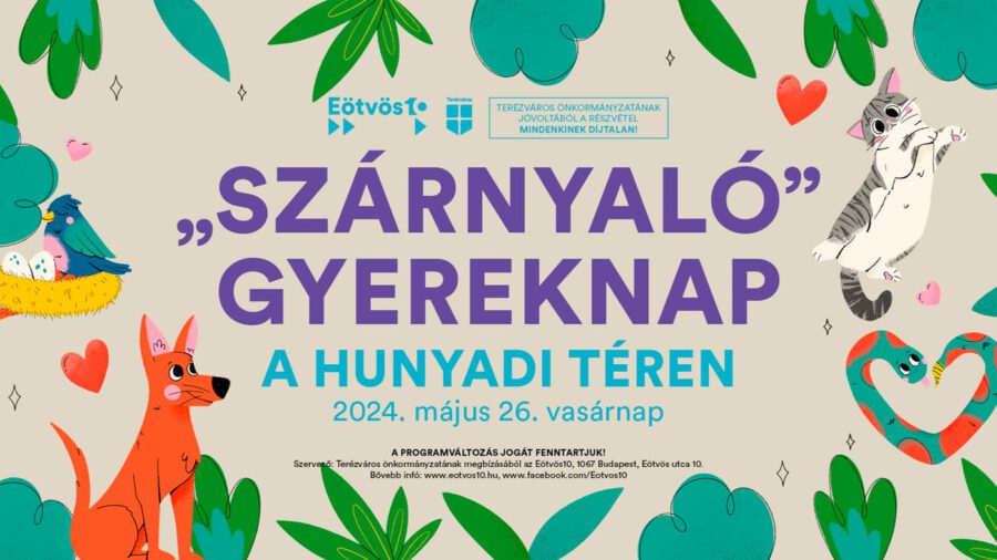 „Szárnyaló” Gyereknap a Hunyadi téren 2024 Budapest