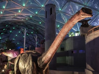 Dinoszauruszkiállítás nyílt a Fővárosi Állatkert Biodómjában