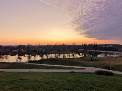 Reggeli fények Csepel felett – a Darudombtól a Duna tükréig