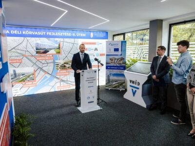 Új látogatóközpont mutatja be a Déli körvasút fejlesztését Budapesten