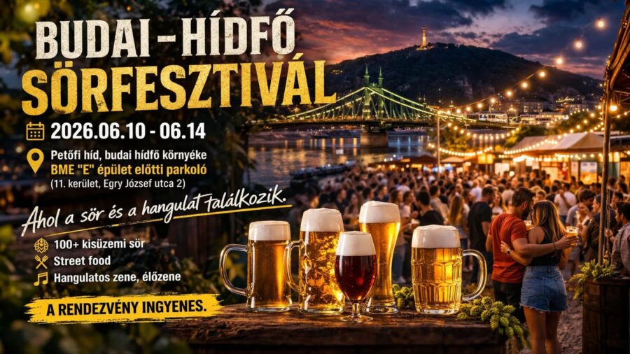 Budai-Hídfő Sörfesztivál 2026 Budapest